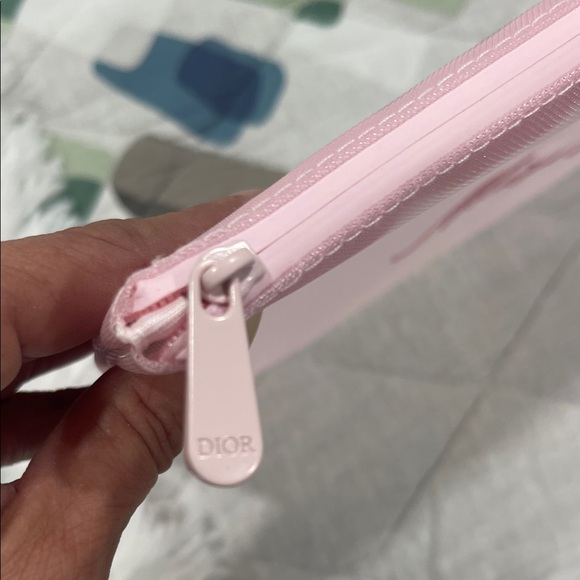 Dior Miss Dior Pink Mesh Cosmetic Pouch - Picture 2 of 3